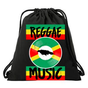 Reggae Music Jamaica Drawstring Bag