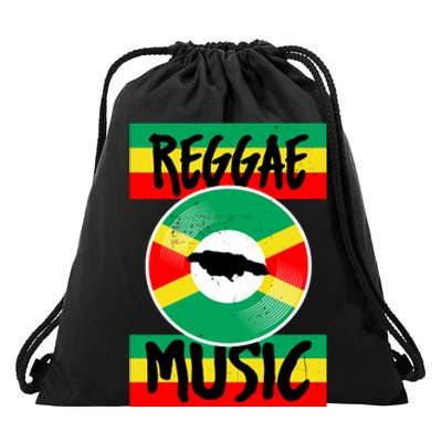 Reggae Music Jamaica Drawstring Bag