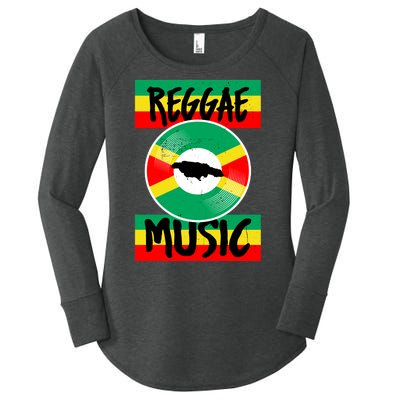 Reggae Music Jamaica Women's Perfect Tri Tunic Long Sleeve Shirt