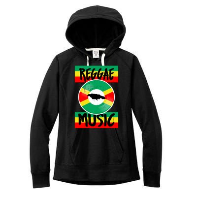 Reggae Music Jamaica Women's Fleece Hoodie