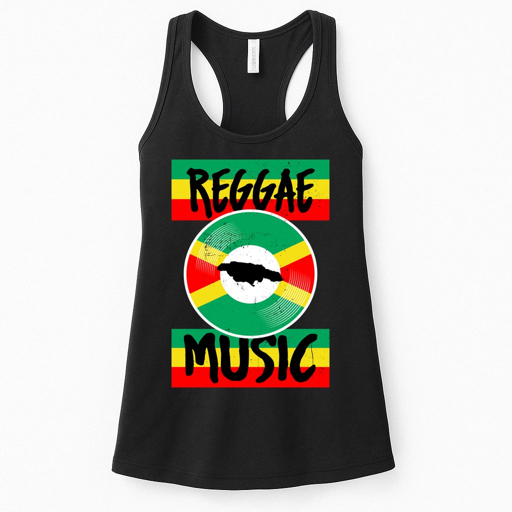 Reggae Music Jamaica Womens Tank Top