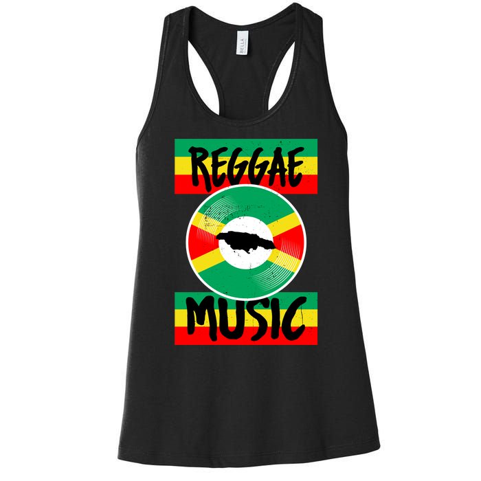 Reggae Music Jamaica Women's Racerback Tank