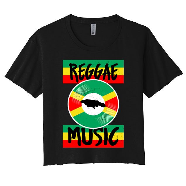 Reggae Music Jamaica Crop Top