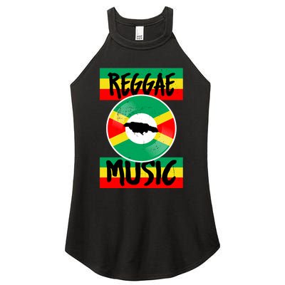 Reggae Music Jamaica Women’s Perfect Tri Rocker Tank