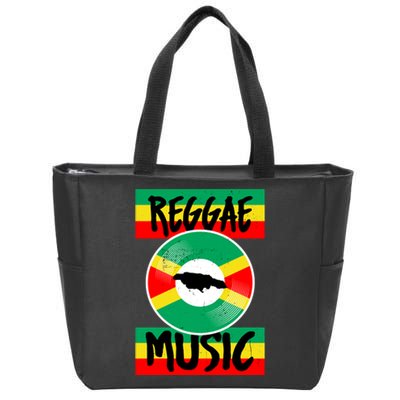 Reggae Music Jamaica Zip Tote Bag