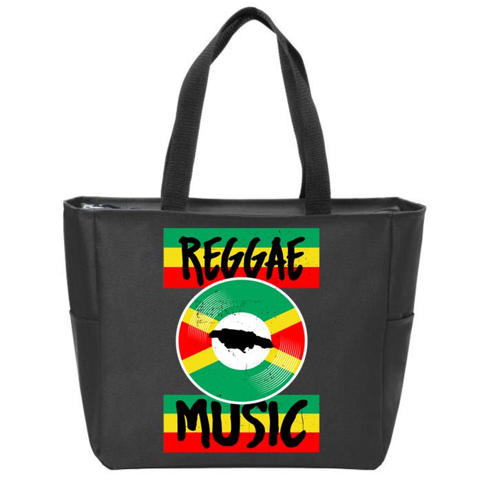 Reggae Music Jamaica Zip Tote Bag