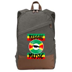 Reggae Music Jamaica Cotton Canvas Backpack