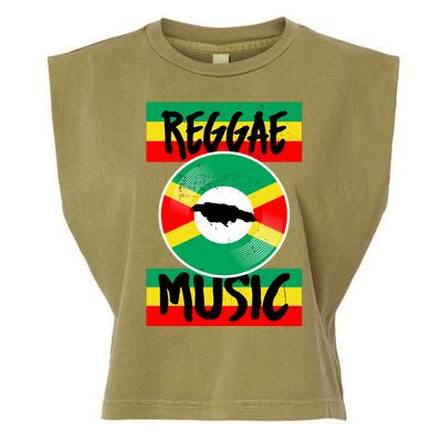 Reggae Music Jamaica Garment-Dyed Women's Muscle Tee