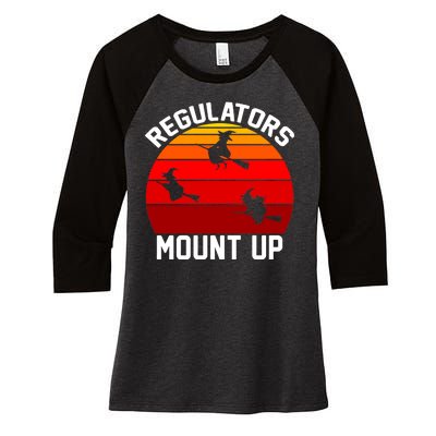 Regulators Mount Up Women's Tri-Blend 3/4-Sleeve Raglan Shirt