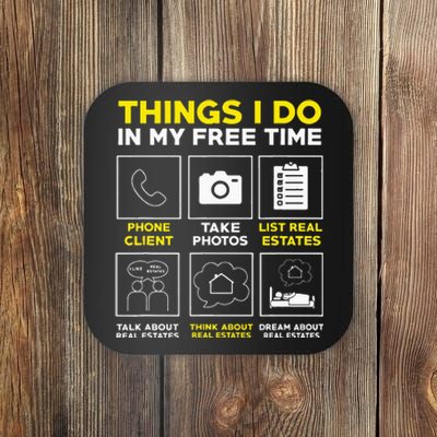 Real Estate Humor Agent Realtor Coaster