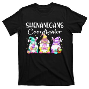 Rabbit Eggs Hunting Shenanigans Bunny Gnome T-Shirt