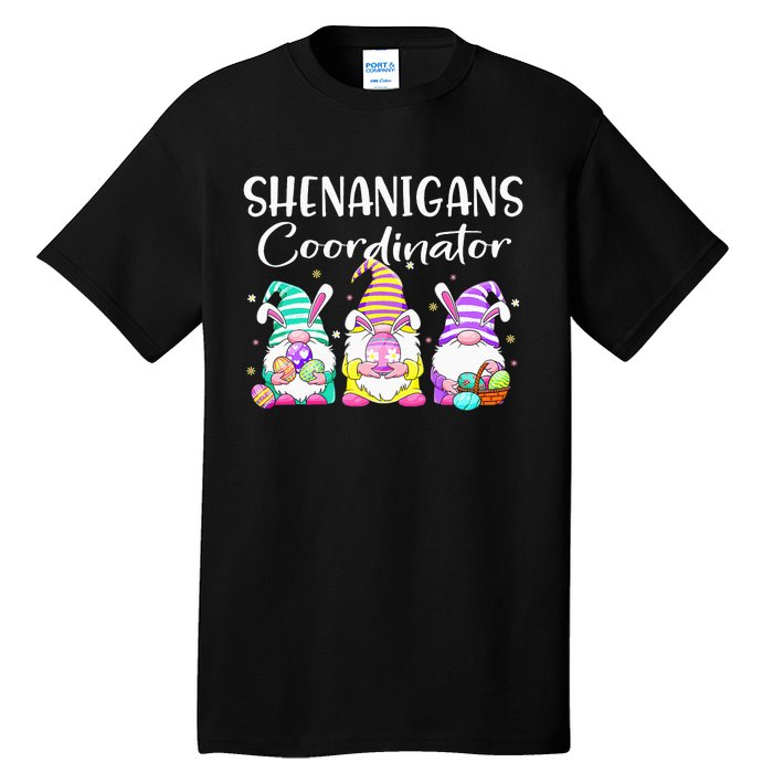 Rabbit Eggs Hunting Shenanigans Bunny Gnome Tall T-Shirt