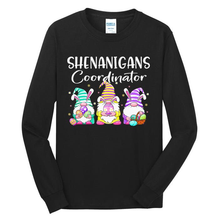 Rabbit Eggs Hunting Shenanigans Bunny Gnome Tall Long Sleeve T-Shirt