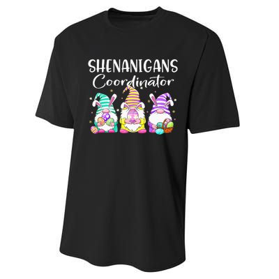 Rabbit Eggs Hunting Shenanigans Bunny Gnome Performance Sprint T-Shirt