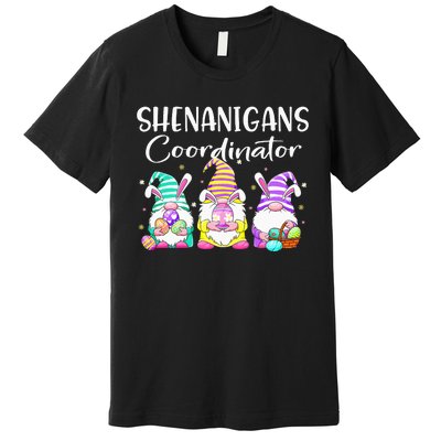 Rabbit Eggs Hunting Shenanigans Bunny Gnome Premium T-Shirt