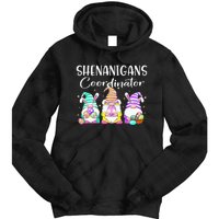 Rabbit Eggs Hunting Shenanigans Bunny Gnome Tie Dye Hoodie