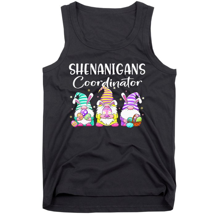 Rabbit Eggs Hunting Shenanigans Bunny Gnome Tank Top