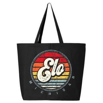 Retro Elo Home State Cool 70s Style Sunset 25L Jumbo Tote