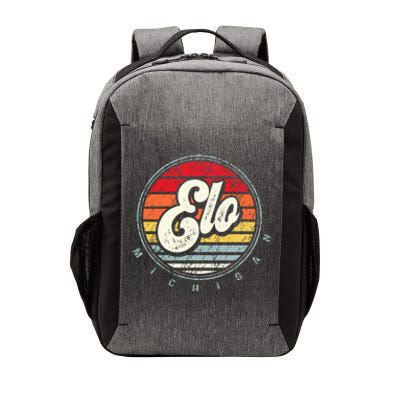 Retro Elo Home State Cool 70s Style Sunset Vector Backpack