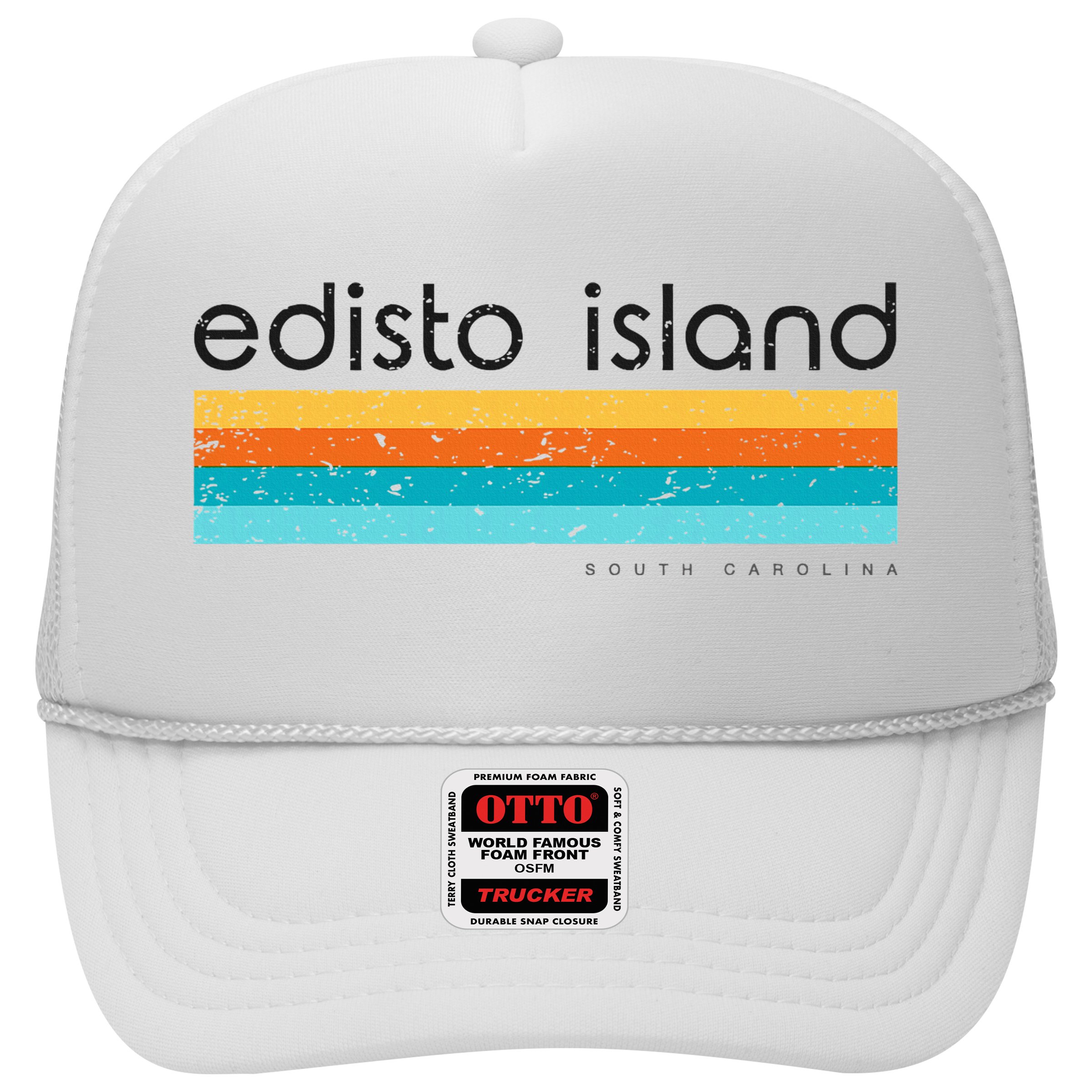 Retro Edisto Island South Carolina Vintage Design Hat