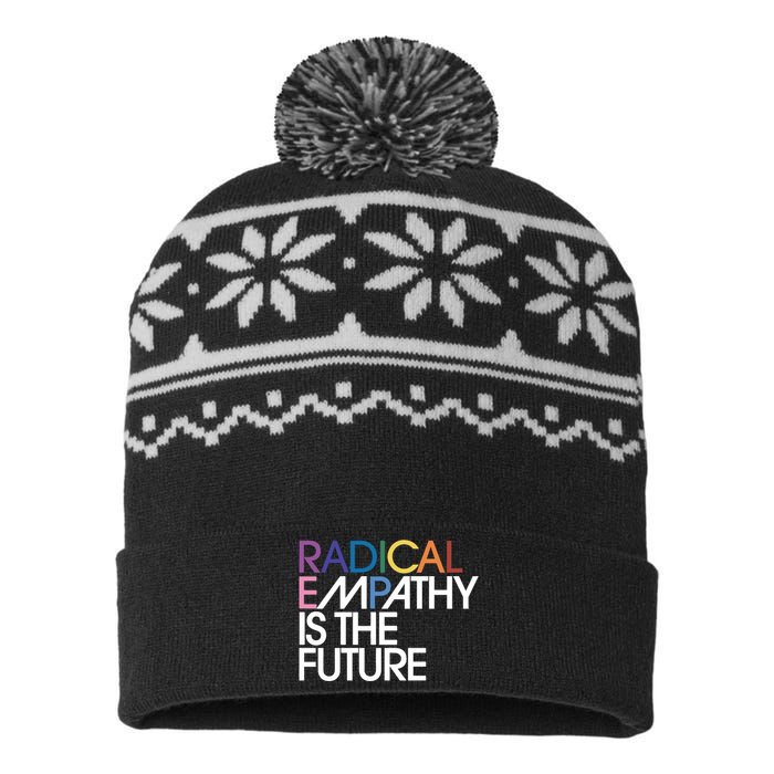 Radical Empathy Is The Future Power To The People Feminist USA-Made Snowflake Beanie