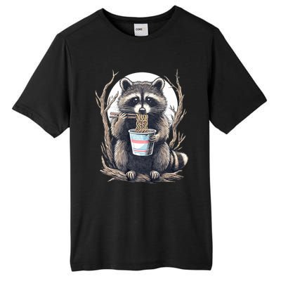 Raccoon Eating Instant Noodle Cup Funny Gifts Tall Fusion ChromaSoft Performance T-Shirt