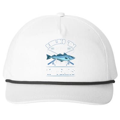 Reeling Em In For 17 Years Fishing Birthday Theme Party Snapback Five-Panel Rope Hat