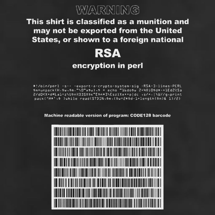 Rsa Encryption In Perl Bitcoin Cypherpunk Adam Back Barcode 7 Panel Mesh Trucker Snapback Hat