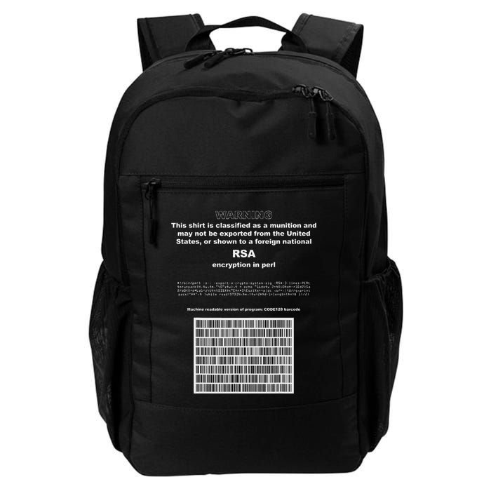Rsa Encryption In Perl Bitcoin Cypherpunk Adam Back Barcode Backpack