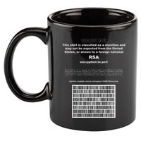 Rsa Encryption In Perl Bitcoin Cypherpunk Adam Back Barcode 11oz C Handle Ceramic Mug
