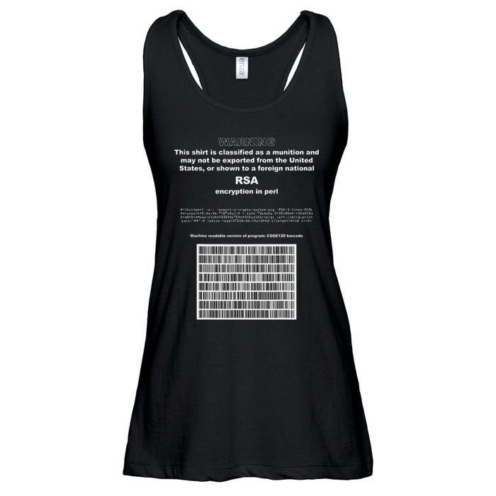 Rsa Encryption In Perl Bitcoin Cypherpunk Adam Back Barcode Ladies Essential Flowy Tank