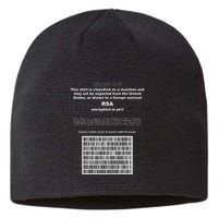 Rsa Encryption In Perl Bitcoin Cypherpunk Adam Back Barcode Sustainable Beanie