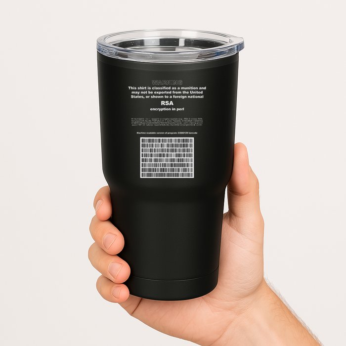 Rsa Encryption In Perl Bitcoin Cypherpunk Adam Back Barcode Tumbler