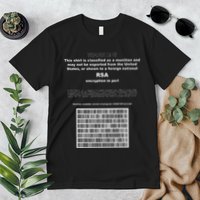 Rsa Encryption In Perl Bitcoin Cypherpunk Adam Back Barcode Premium T-Shirt