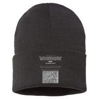 Rsa Encryption In Perl Bitcoin Cypherpunk Adam Back Barcode Sustainable Knit Beanie
