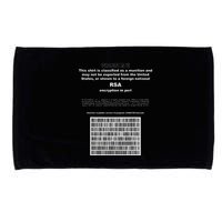 Rsa Encryption In Perl Bitcoin Cypherpunk Adam Back Barcode Microfiber Hand Towel
