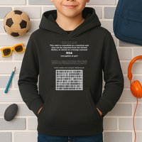 Rsa Encryption In Perl Bitcoin Cypherpunk Adam Back Barcode Kids Hoodie