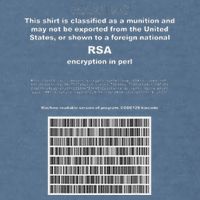 Rsa Encryption In Perl Bitcoin Cypherpunk Adam Back Barcode Garment-Dyed Sweatshirt