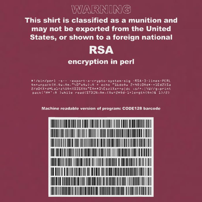 Rsa Encryption In Perl Bitcoin Cypherpunk Adam Back Barcode 16oz Travel Tumbler