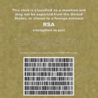 Rsa Encryption In Perl Bitcoin Cypherpunk Adam Back Barcode Garment-Dyed Women's Muscle Tee
