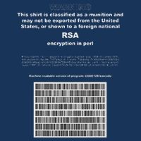 Rsa Encryption In Perl Bitcoin Cypherpunk Adam Back Barcode Infant Baby Jersey Bodysuit