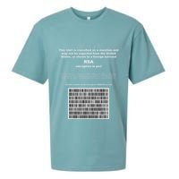 Rsa Encryption In Perl Bitcoin Cypherpunk Adam Back Barcode Sueded Cloud Jersey T-Shirt