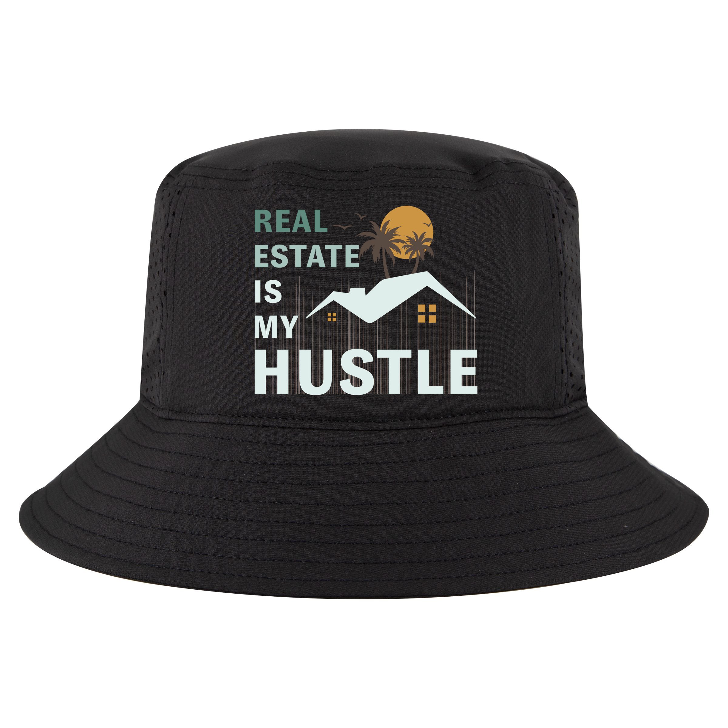 Real Estate Is My Hustle Cool Comfort Performance Bucket Hat