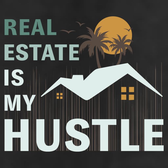 Real Estate Is My Hustle Cool Comfort Performance Bucket Hat