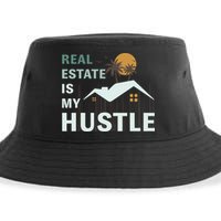 Real Estate Is My Hustle Sustainable Bucket Hat