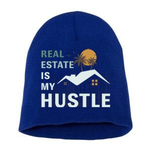 Real Estate Is My Hustle Short Acrylic Beanie