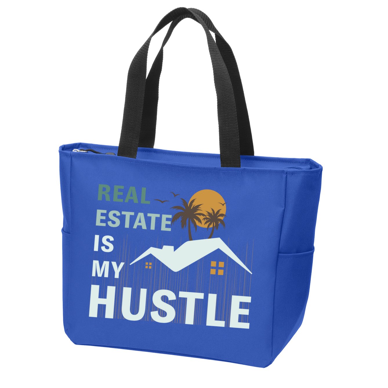 Real Estate Is My Hustle Zip Tote Bag