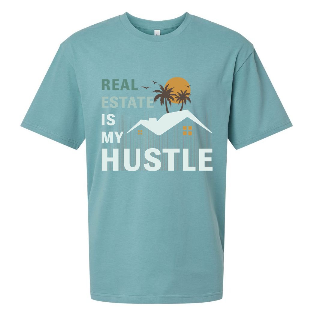 Real Estate Is My Hustle Sueded Cloud Jersey T-Shirt