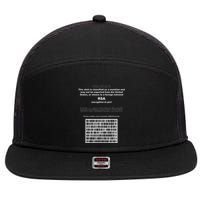 Rsa Encryption In Perl Bitcoin Cypherpunk Adam Back Barcode 7 Panel Mesh Trucker Snapback Hat