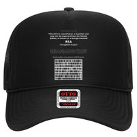Rsa Encryption In Perl Bitcoin Cypherpunk Adam Back Barcode Trucker Hat
